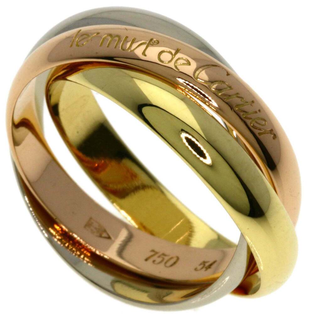 CARTIER 18k Gold Trinity Ring #54
